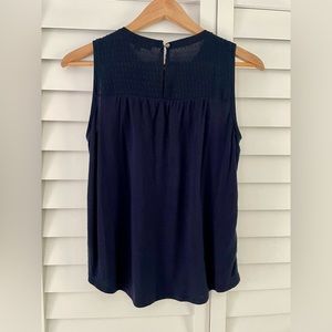 Loft sleeveless shell top
